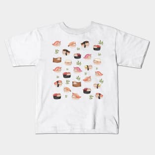 Sushi Rabbit Pattern Bunniesmee Kids T-Shirt